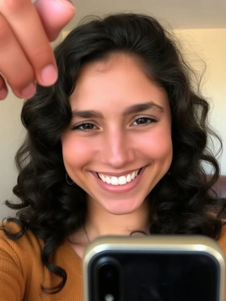 Example input photo for a Talk Dirty AI video